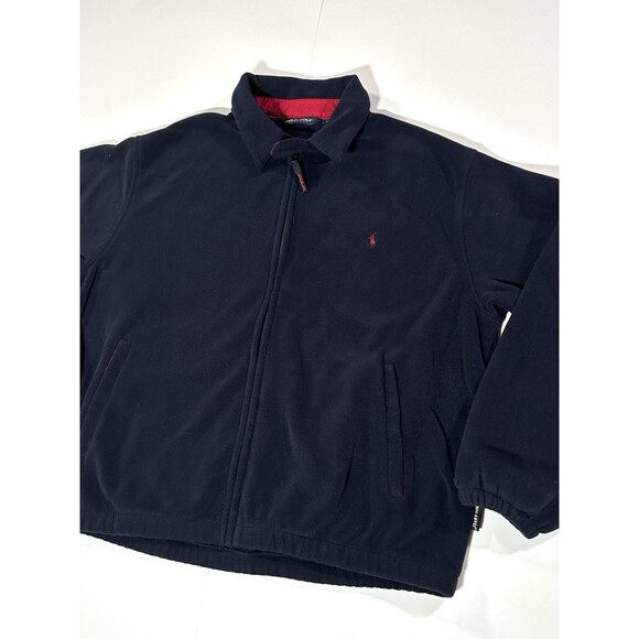 Vintage Polo Ralph Lauren Golf Fleece Jacket Men’s XL Blue Full Zip Loop 90s USA - Picture 4 of 8
